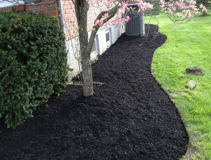 Mulch - Black Dyed Mulch – Lakeside Greenhouse